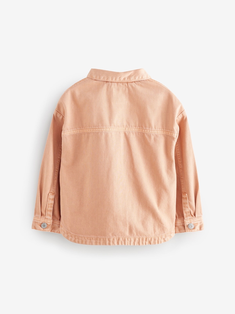 Sand Denim Shacket (3-16yrs) - Image 7 of 10