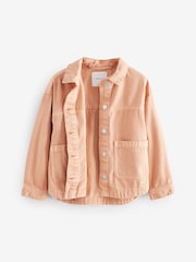 Sand Denim Shacket (3-16yrs) - Image 8 of 10