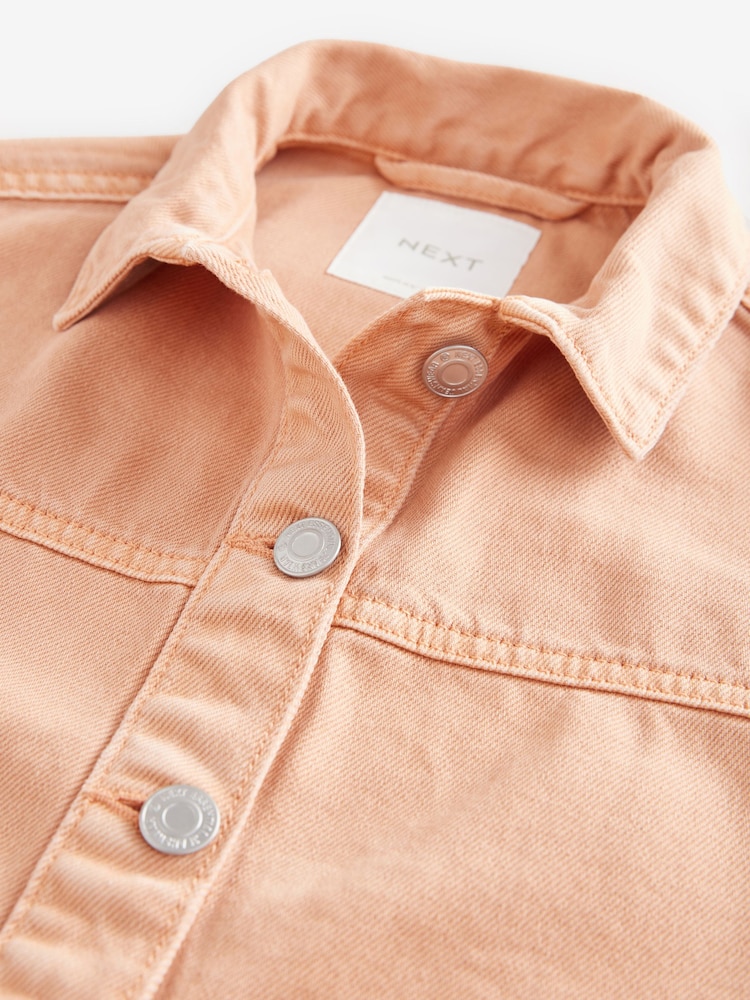 Sand Denim Shacket (3-16yrs) - Image 9 of 10