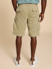 White Stuff Natural Halsall 100% Cotton Cargo Shorts - Image 3 of 8
