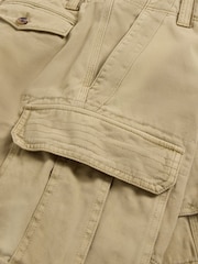 White Stuff Natural Halsall 100% Cotton Cargo Shorts - Image 8 of 8