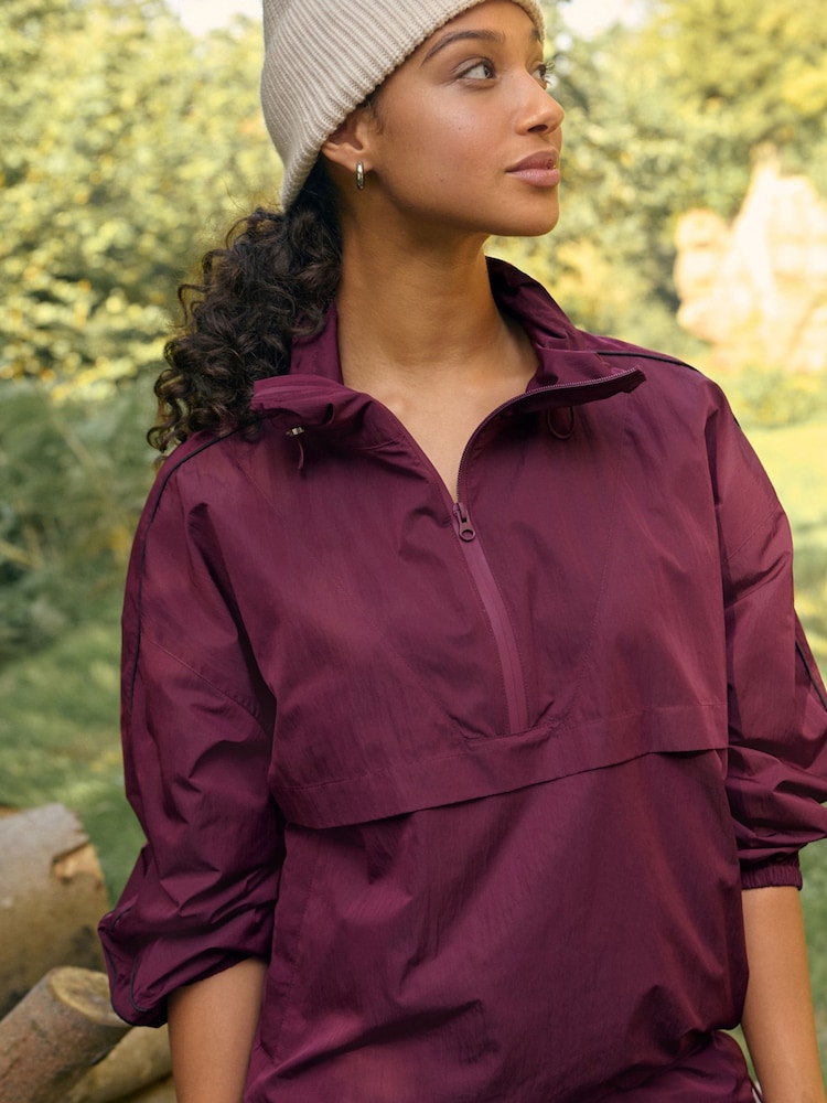 Burgundy Red Active Track Jacket - Image 1 of 7