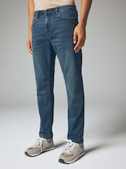 Blue Mid Vintage Slim Fit Comfort Stretch Jeans - Image 1 of 12