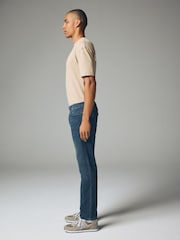 Blue Mid Vintage Slim Fit Comfort Stretch Jeans - Image 7 of 12