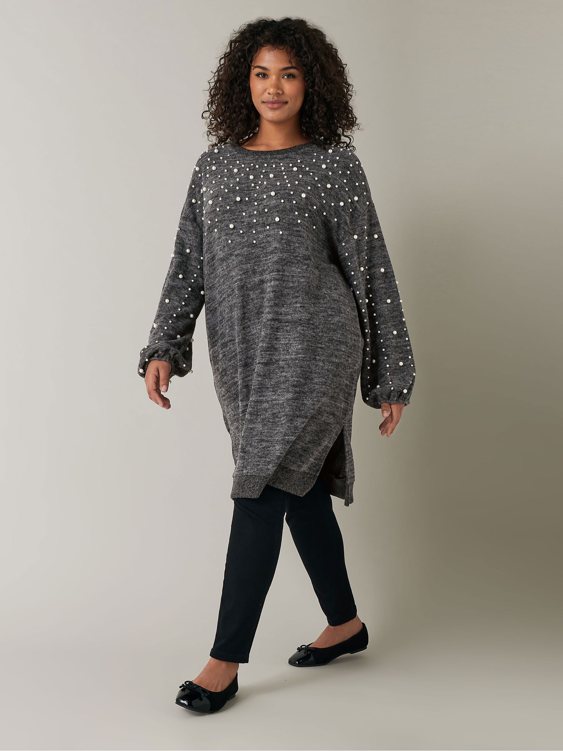 Robe pull perle clearance