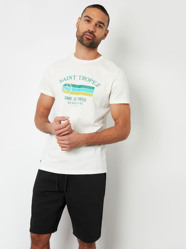 Threadbare Black Knee Length Fleece Sweat Shorts - Image 3 of 5