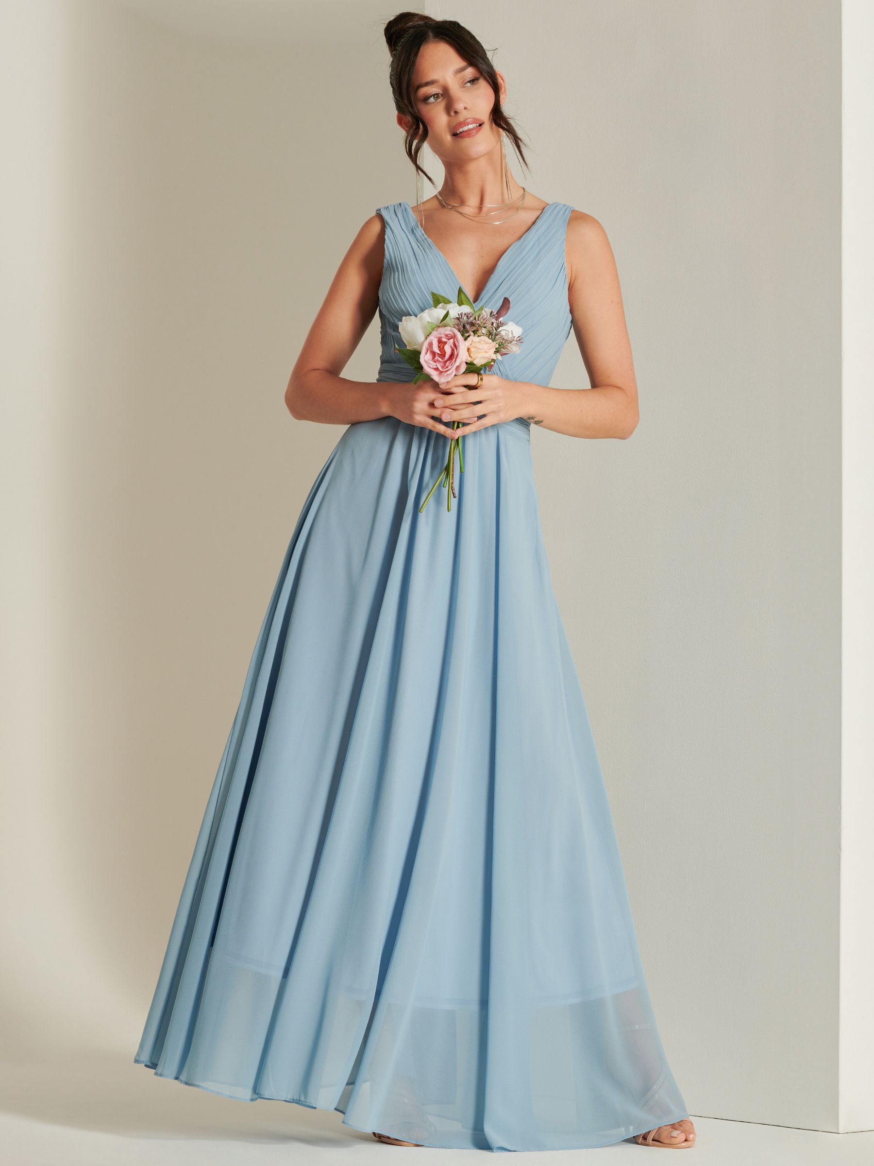 商品画像：ワンピース MYNE PLEATED DRESS/BLUE - ワンピース 3