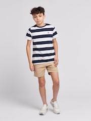 U.S. Polo Assn. Blue Boys Classic Stripe 100% Cotton T-Shirt - Image 3 of 6