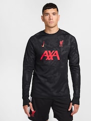 Nike Black Liverpool FC Academy Pre-Match T-Shirt - Image 1 of 8