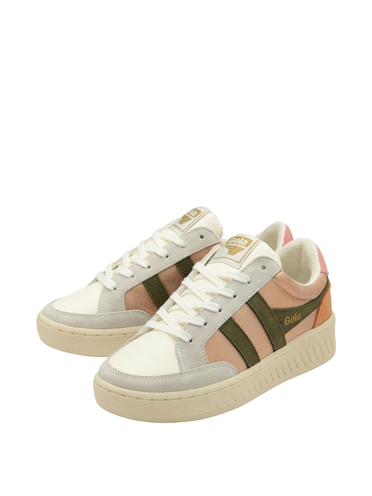 Gola Gold Ladies Superslam Blaze Lace-Up Trainers - Image 2 of 4