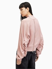 AllSaints Pink Dana Sweat Top - Image 2 of 6