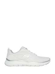 Skechers White Flex Appeal 5.0 Uptake Trainers - Image 3 of 3