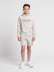 Серый - Jack Wills Boys Batsford 100% Cotton Hoodie - Изображение 2 из 7
