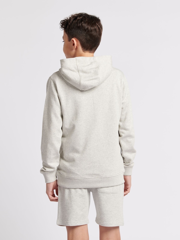 Jack Wills Grey Boys Batsford 100% Cotton Hoodie - Image 4 of 7