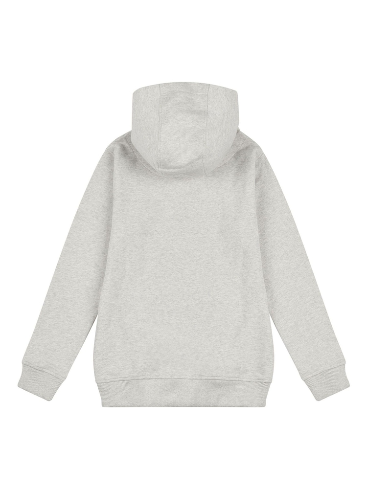 Jack Wills Grey Boys Batsford 100% Cotton Hoodie - Image 6 of 7