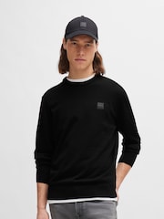 BOSS Black Kanovano Box Logo Cashmere Blend Jumper - Image 1 of 6