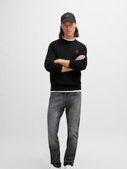 BOSS Black Kanovano Box Logo Cashmere Blend Jumper - Image 3 of 6