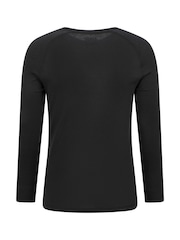 Mountain Warehouse Black Talus Mens Round Neck Thermal Top - Image 2 of 4