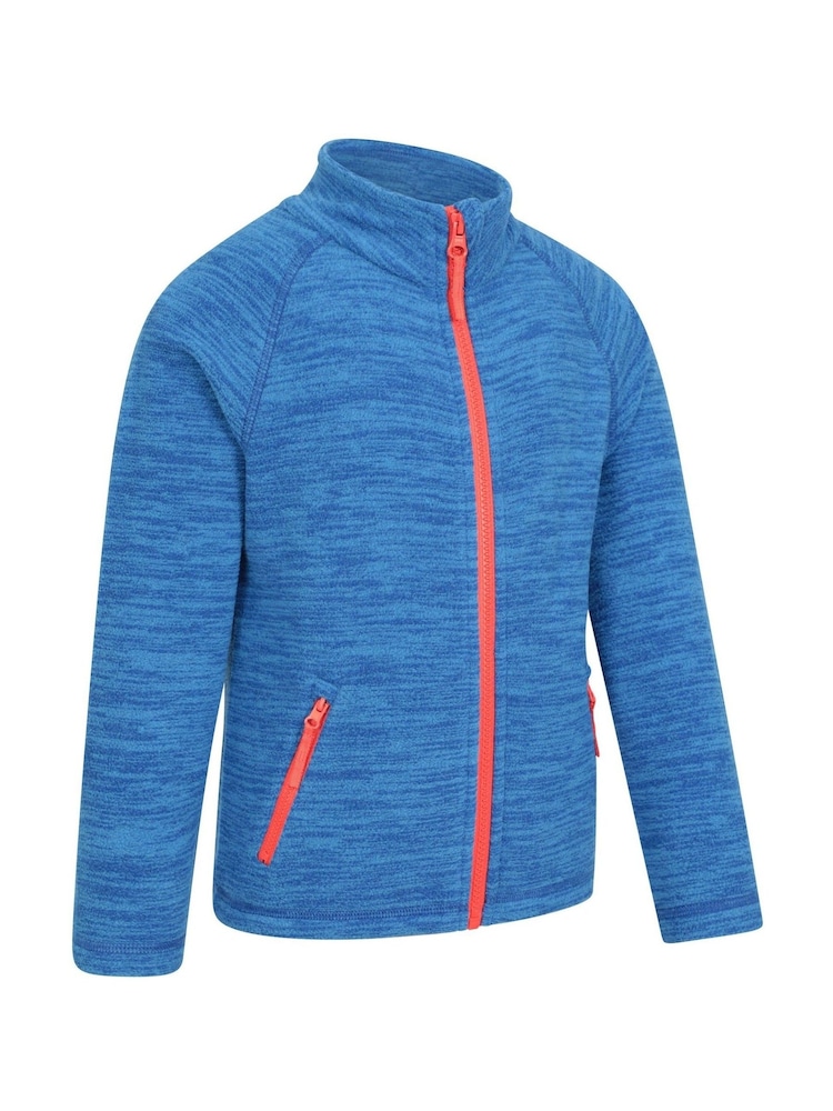 Azul - Mountain Warehouse Kids Snowdonia Quick Drying Fleece - Imagen 2 de 5