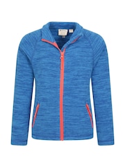 Azul - Mountain Warehouse Kids Snowdonia Quick Drying Fleece - Imagen 4 de 5