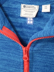 Azul - Mountain Warehouse Kids Snowdonia Quick Drying Fleece - Imagen 5 de 5