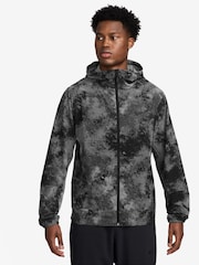 Nike Black Unlimited Camo Water-Repellent Versatile Jacket - Image 1 of 3