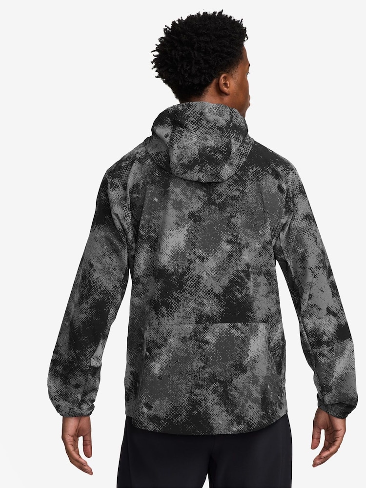 Nike Black Unlimited Camo Water-Repellent Versatile Jacket - Image 2 of 3