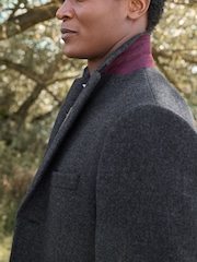 Charcoal Grey Signature Soft Touch Wool Rich Epsom Coat - Image 4 of 11