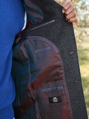 Charcoal Grey Signature Soft Touch Wool Rich Epsom Coat - Image 5 of 11