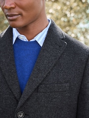 Charcoal Grey Signature Soft Touch Wool Rich Epsom Coat - Image 6 of 11