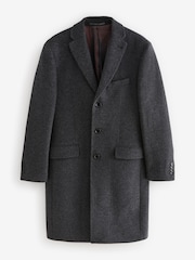 Charcoal Grey Signature Soft Touch Wool Rich Epsom Coat - Image 7 of 11