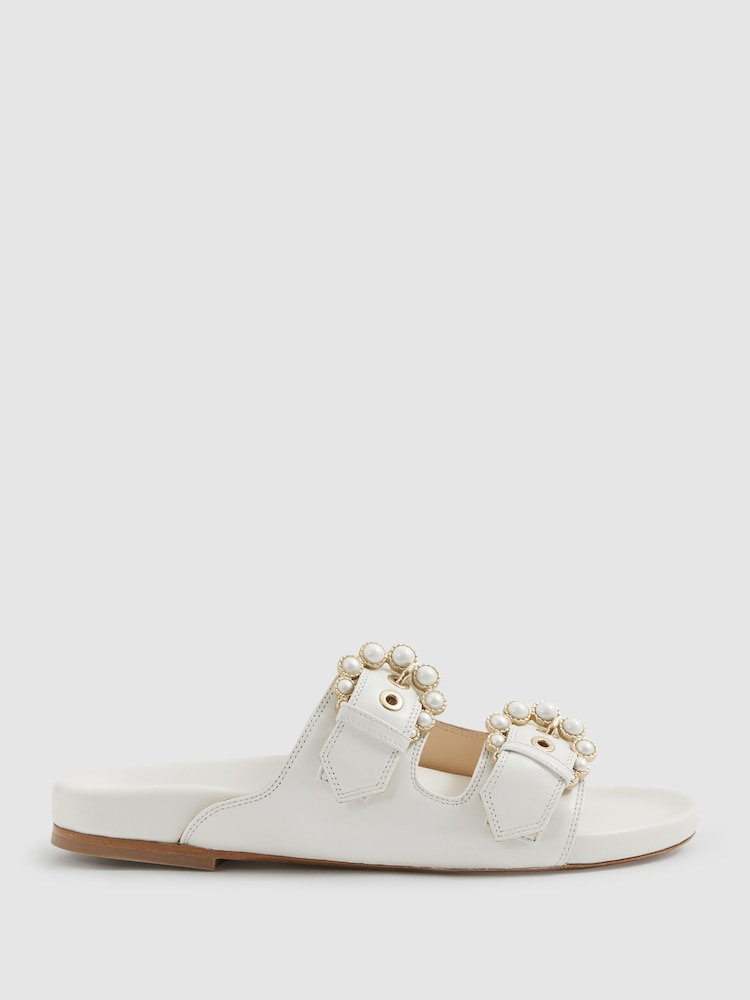 Leather Buckle Sliders - Image 1 of 4