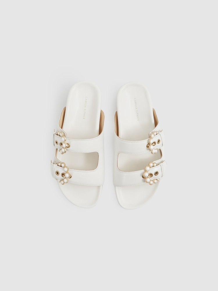 Leather Buckle Sliders - Image 2 of 4