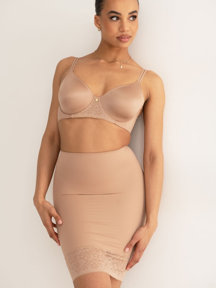 Pour Moi Nude Effortless Tummy Control Half Slip Shapewear - Image 1 of 4