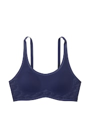 Victoria's Secret PINK Midnight Navy Blue Relay Scoop Sports Bra - Image 4 of 4