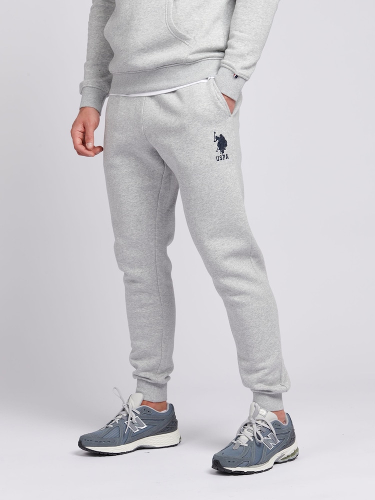 U.S. Polo Assn. Grey Mens Classic Fit Player 3 Joggers - Image 1 of 7