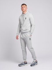 U.S. Polo Assn. Grey Mens Classic Fit Player 3 Joggers - Image 3 of 7