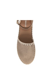 Hellbraun - Dunlop Flache Sandalen im Espadrilles-Stil - Bild 4 von 4