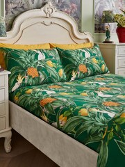 Joe Browns Green 100% Cotton Totally Tropical Coordinated Bedding - Image 1 of 2