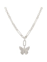 Bibi Bijoux Silver Tone Serene Wings Butterfly Necklace - Image 2 of 5