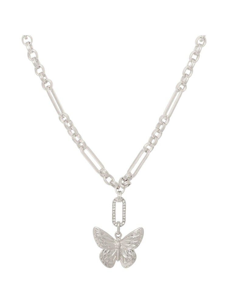 Bibi Bijoux Silver Tone Serene Wings Butterfly Necklace - Image 2 of 5