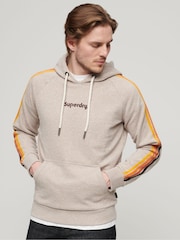 Sudadera con capucha y logo a rayas Terrain de Superdry - Imagen 1 de 6