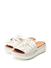 Moda in Pelle Ollin Twist Upper Sport Low Wedge Sliders - Image 2 of 4
