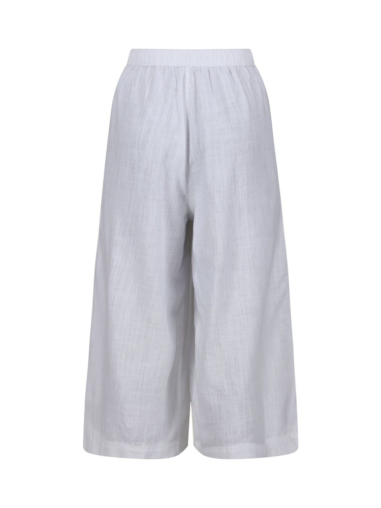 Regatta White Madley Linen Blend Culottes - Image 1 of 4 Regatta White Madley Linen Blend Culottes - Image 1 of 4