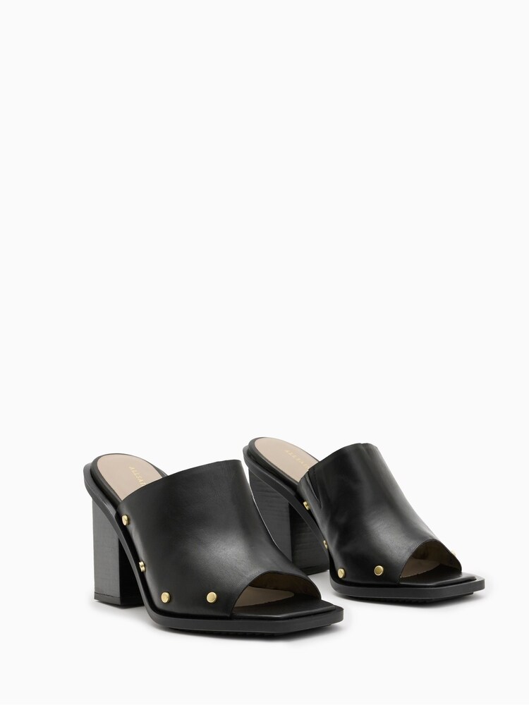 Schwarz - Allsaints Kelly Pantoletten - Bild 2 von 5