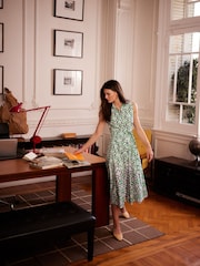Boden Green Amy Sleeveless Shirt Dress - Image 2 of 5
