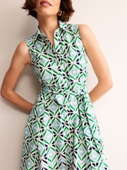 Boden Green Amy Sleeveless Shirt Dress - Image 3 of 5