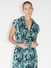 Groen - Religion Destiny Shirt Dress in Classic Leopard Print - Image 4 of 7