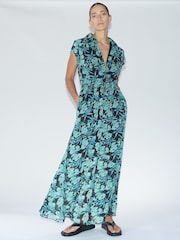 Groen - Religion Destiny Shirt Dress in Classic Leopard Print - Image 5 of 7