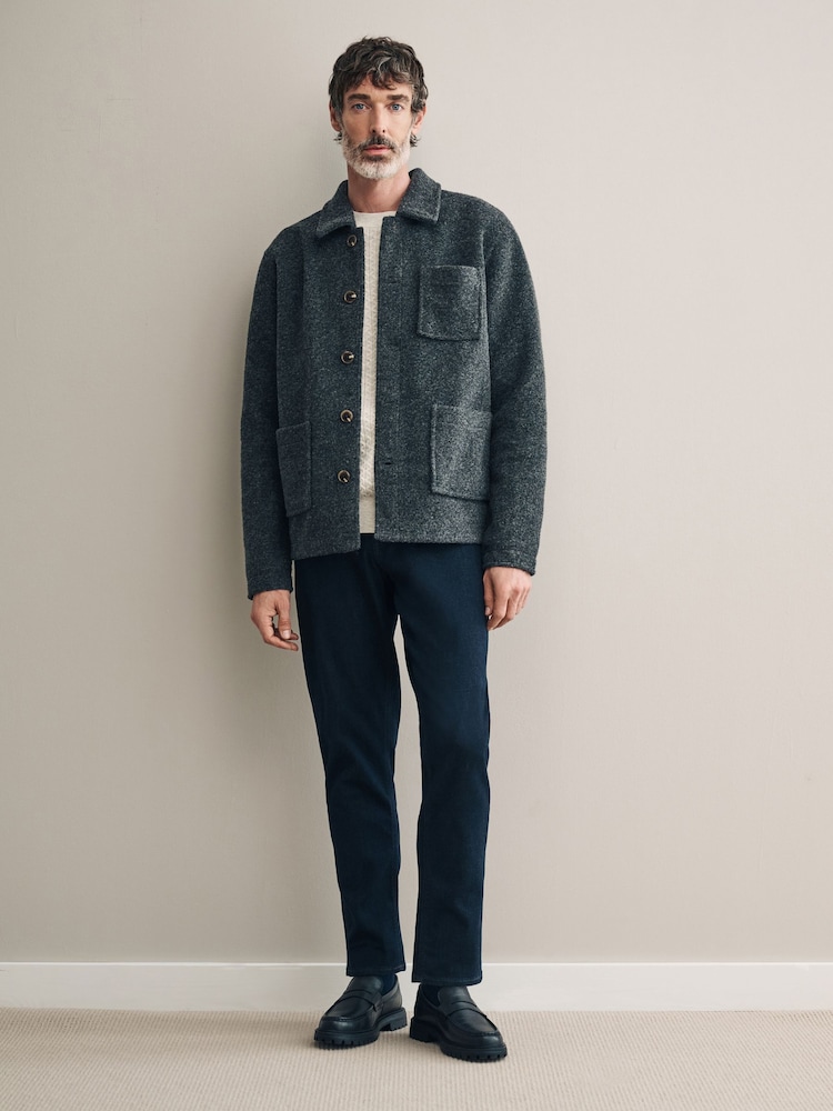 Blue Indigo Rinse Slim Fit Motion Flex Ultra Soft Jeans - Image 2 of 11